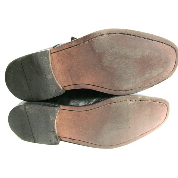 Florsheim Single Monk Strap Black Leather Oxfords Mens Size US 10 D - Picture 4 of 11